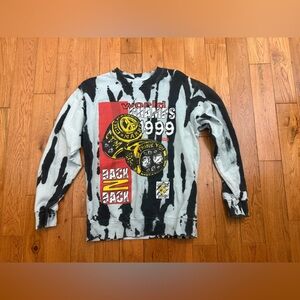 Chinatown Market Back 2 Back Tie Dye Crewneck Sweatshirt